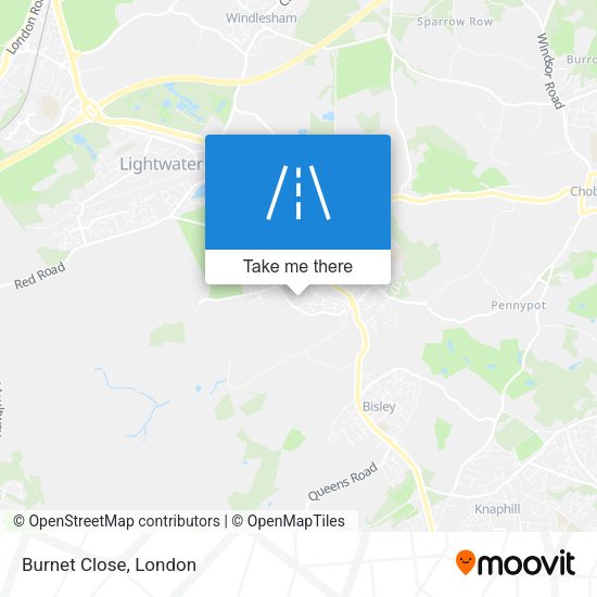 Burnet Close map