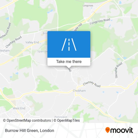Burrow Hill Green map