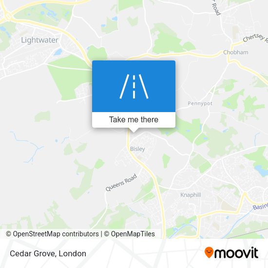 Cedar Grove map
