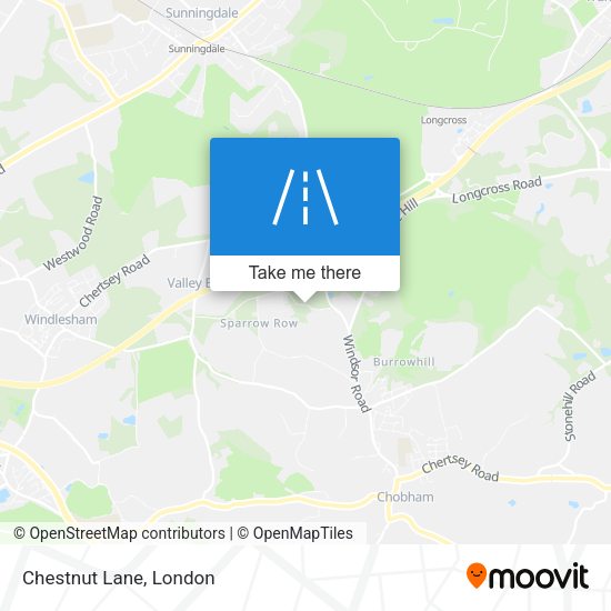 Chestnut Lane map