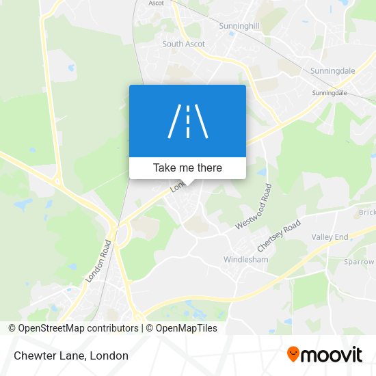 Chewter Lane map