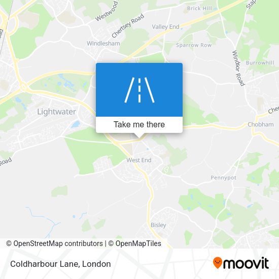 Coldharbour Lane map