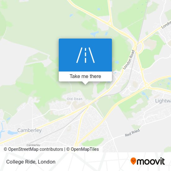 College Ride map
