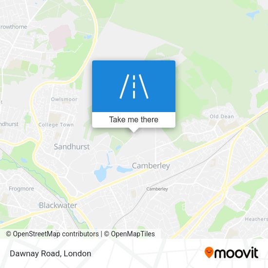 Dawnay Road map