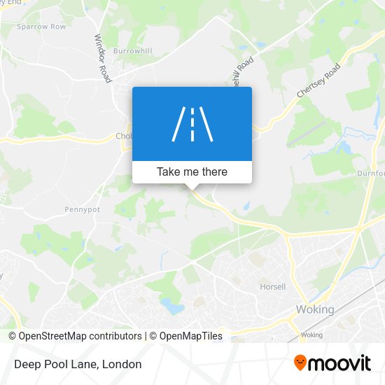 Deep Pool Lane map