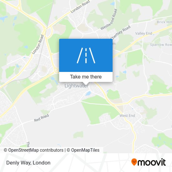 Denly Way map