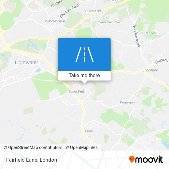 Fairfield Lane map