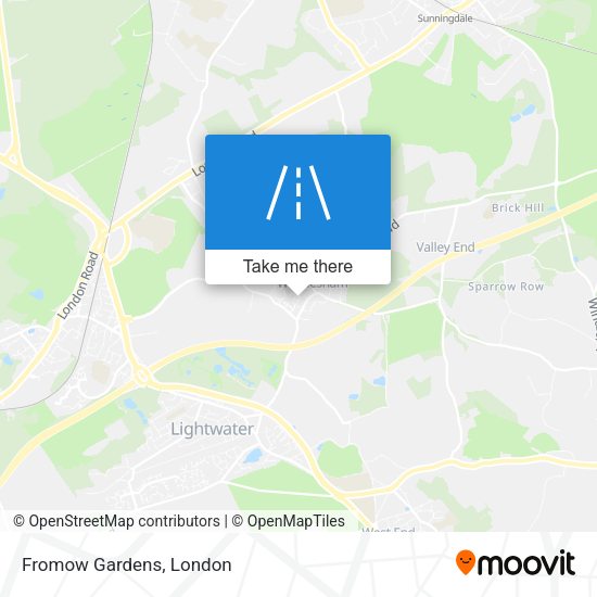 Fromow Gardens map