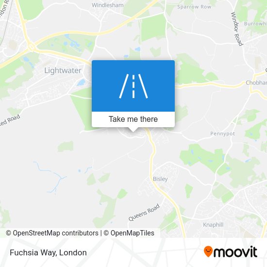 Fuchsia Way map