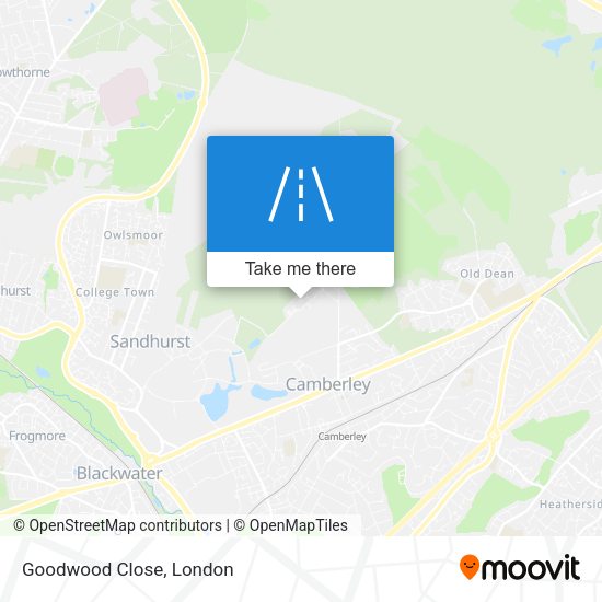 Goodwood Close map