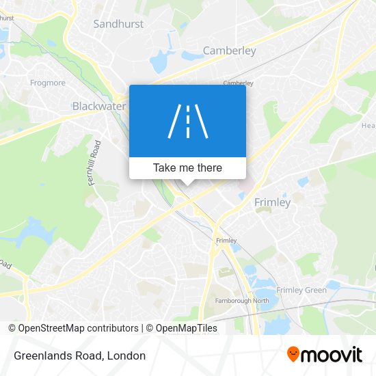 Greenlands Road map