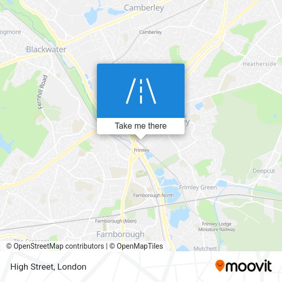 High Street map