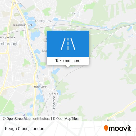 Keogh Close map