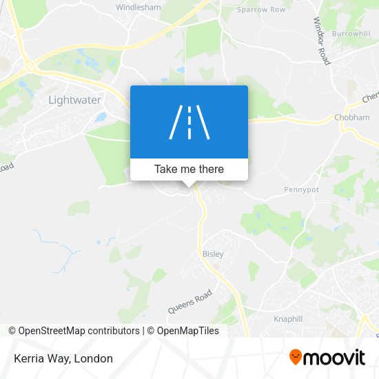 Kerria Way map