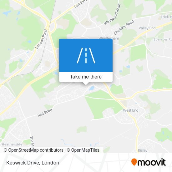 Keswick Drive map