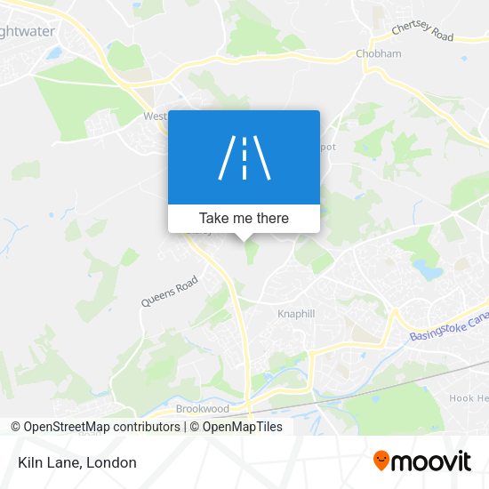 Kiln Lane map