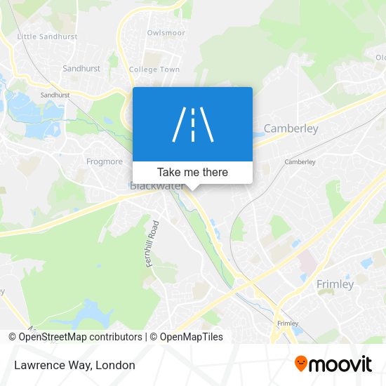 Lawrence Way map