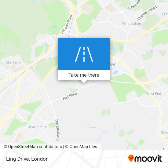Ling Drive map