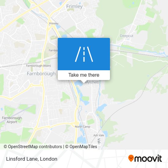 Linsford Lane map