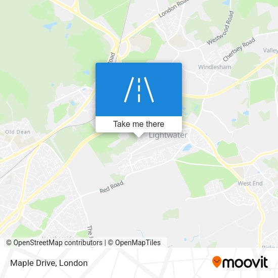 Maple Drive map
