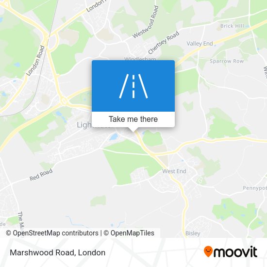 Marshwood Road map