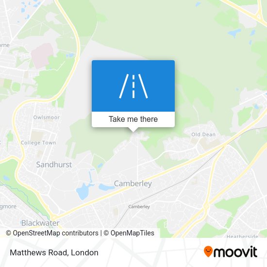 Matthews Road map