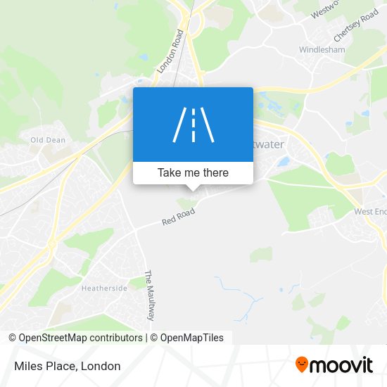 Miles Place map