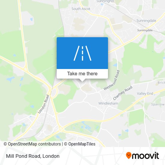 Mill Pond Road map