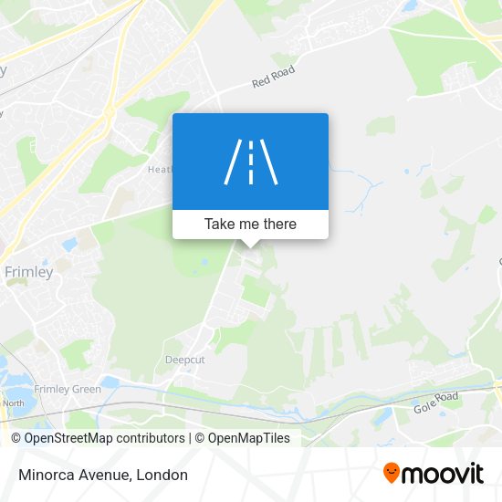 Minorca Avenue map