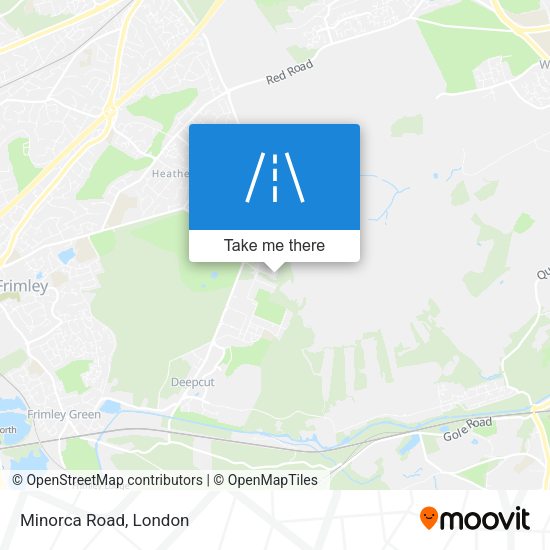Minorca Road map