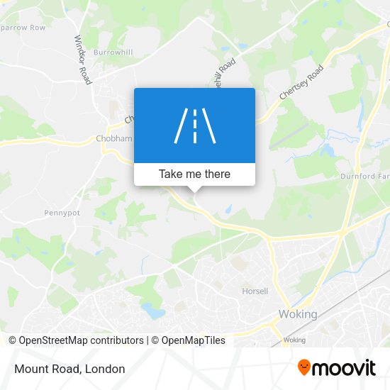 Mount Road map
