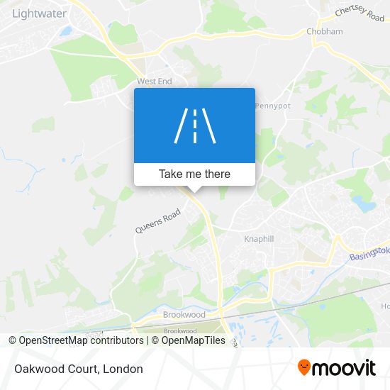 Oakwood Court map