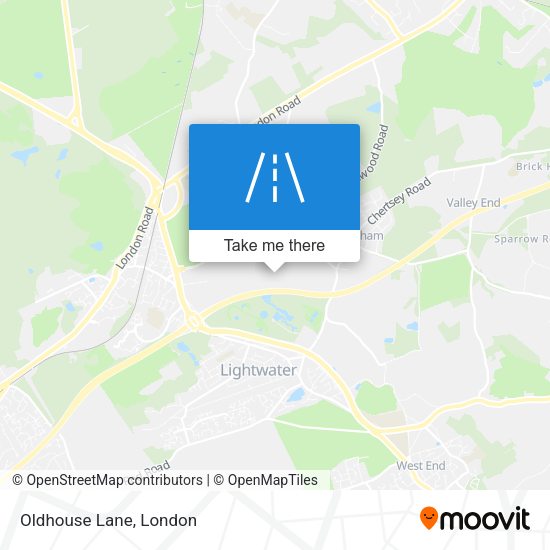 Oldhouse Lane map