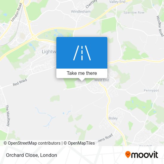 Orchard Close map