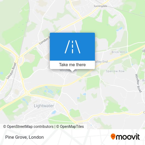 Pine Grove map