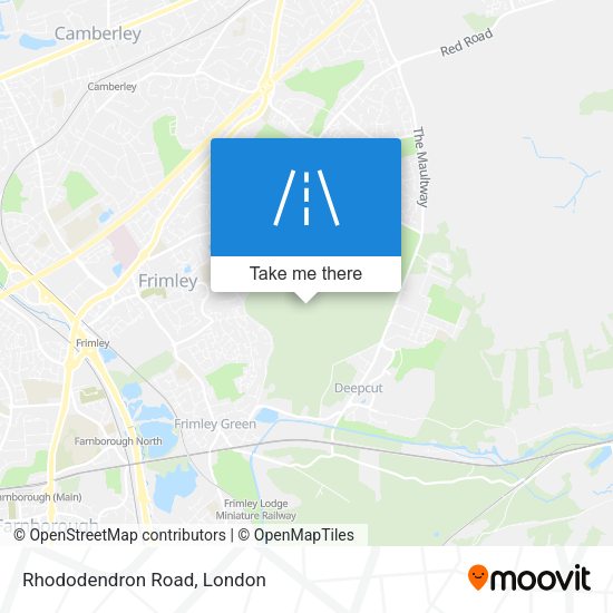 Rhododendron Road map