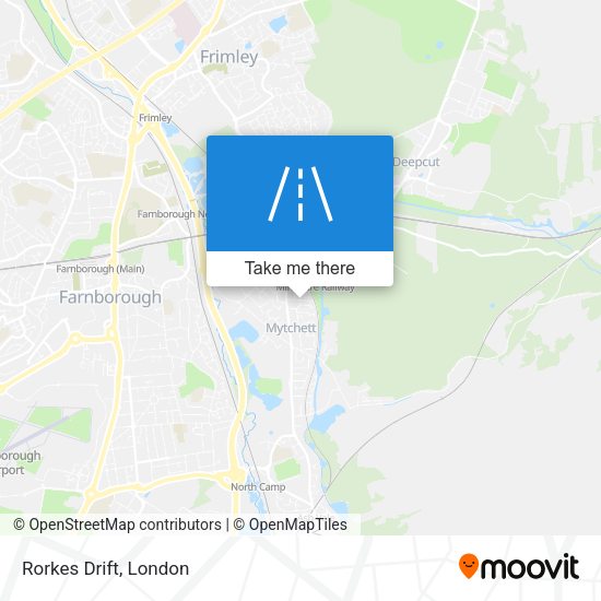 Rorkes Drift map