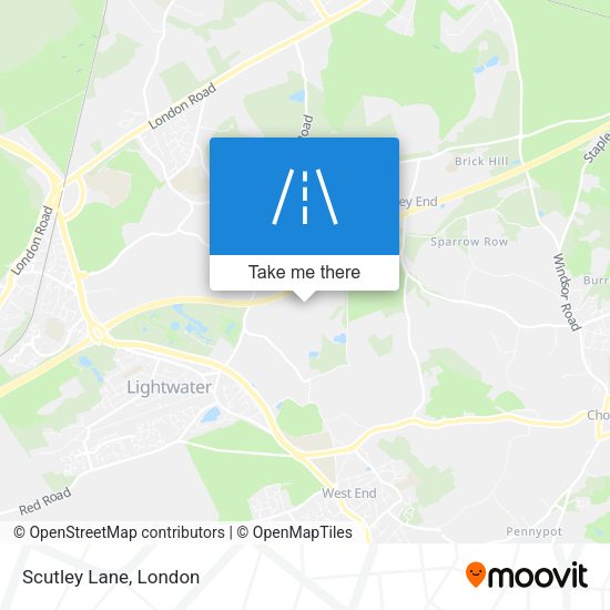 Scutley Lane map