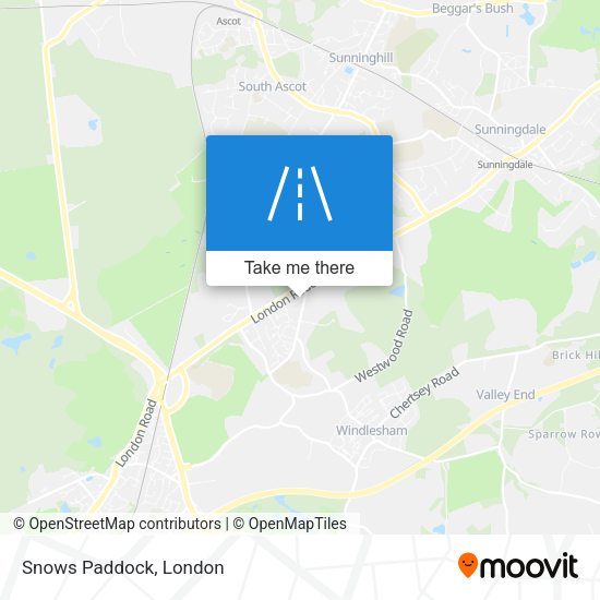 Snows Paddock map