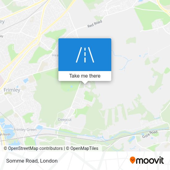 Somme Road map