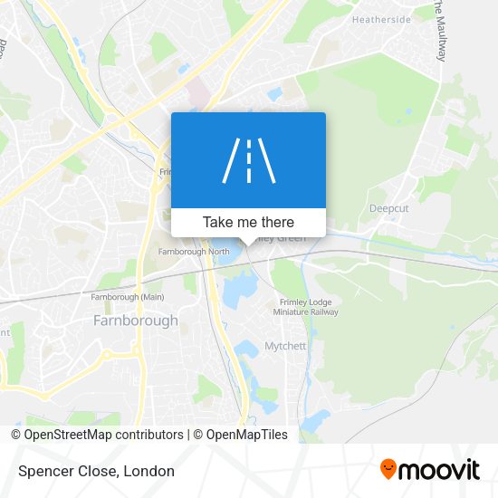 Spencer Close map