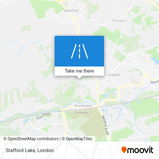 Stafford Lake map