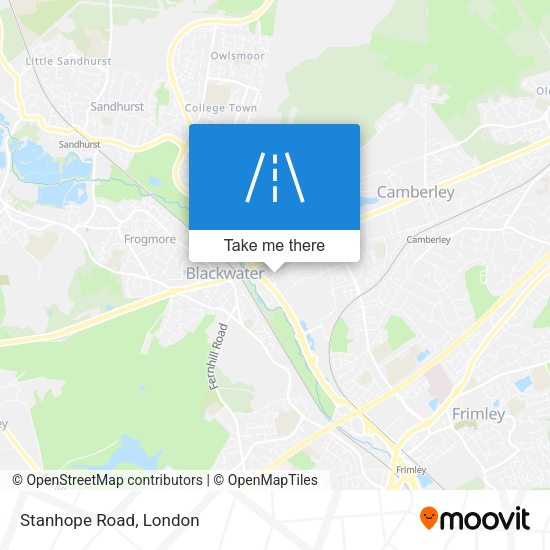 Stanhope Road map