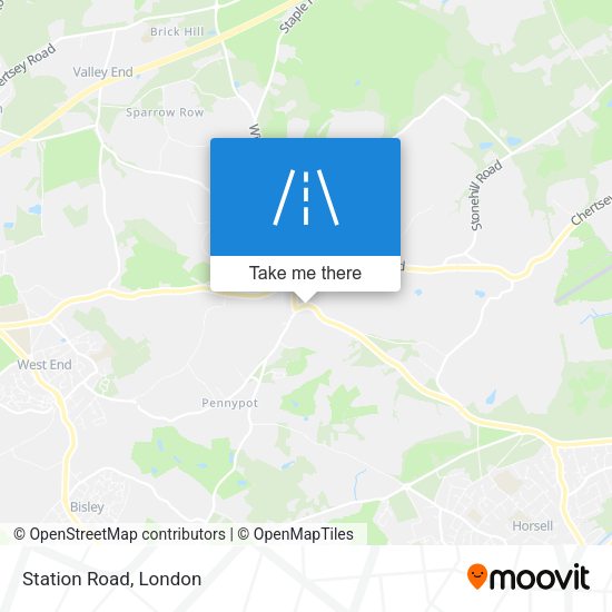 Station Road map