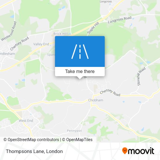 Thompsons Lane map