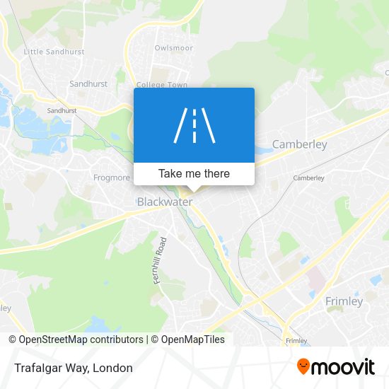 Trafalgar Way map