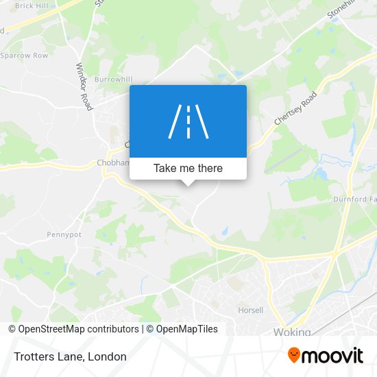Trotters Lane map