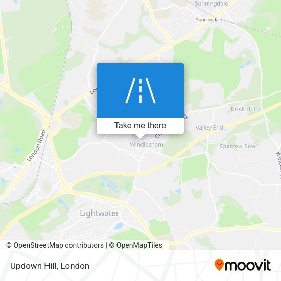 Updown Hill map
