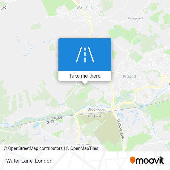 Water Lane map