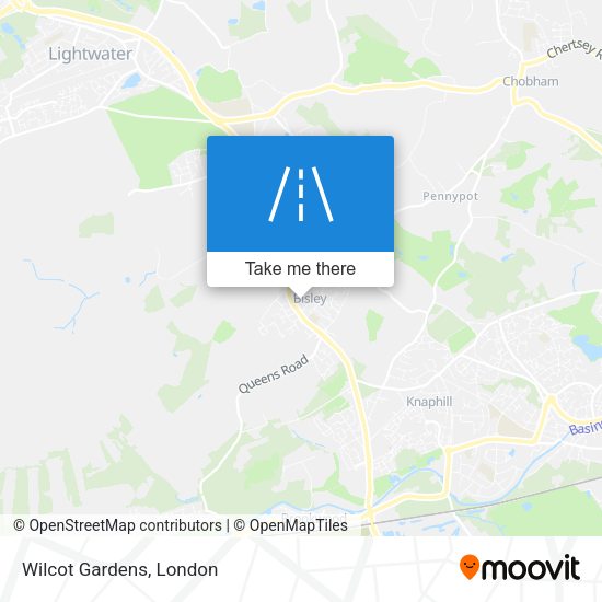 Wilcot Gardens map
